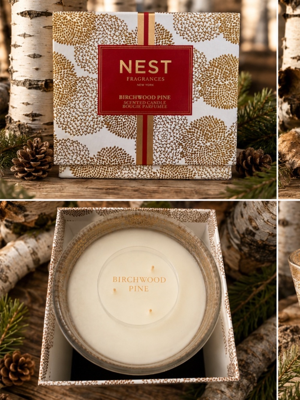 Nest New York Birchwood Pine 3 Wick Scented Candle 21.1 oz Limited Edition